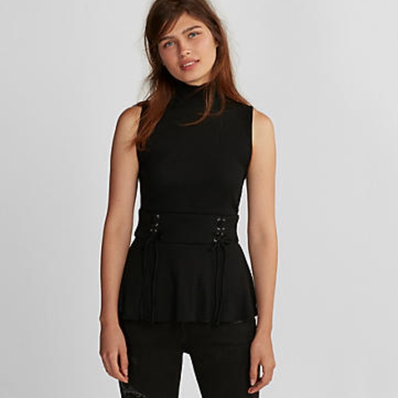 express mock neck tank
